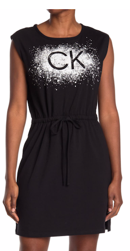 Dámské šaty Calvin Klein Logo Dress