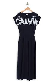 Dámské šaty Calvin Klein Logo Dress